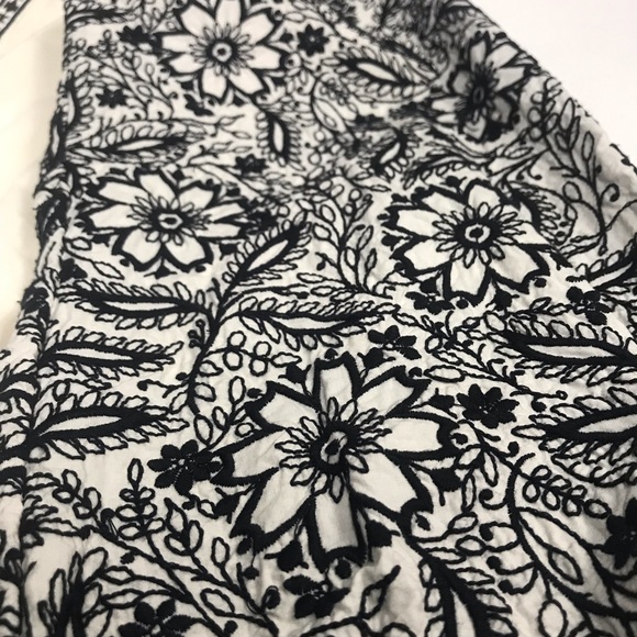 Roller Rabbit Embroidered Top Bishop Sleeves OVERSIZED Button Up Small - Picture 6 of 14